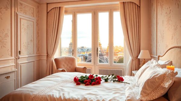 Top recommandations pour une love room romantique à Paris